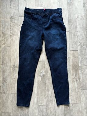 SPANX Navy Blue High-Waist Jeggings Size Medium